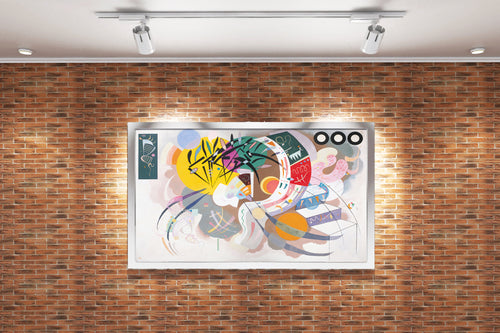 Wassily Kandinsky Composition VIII Bauhaus Dönemi Geometrik Soyut Kanvas Tablo