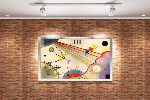 Wassily Kandinsky Ağır Kırmızı (Schweres Rot) Bauhaus Dönemi Kanvas Tablo