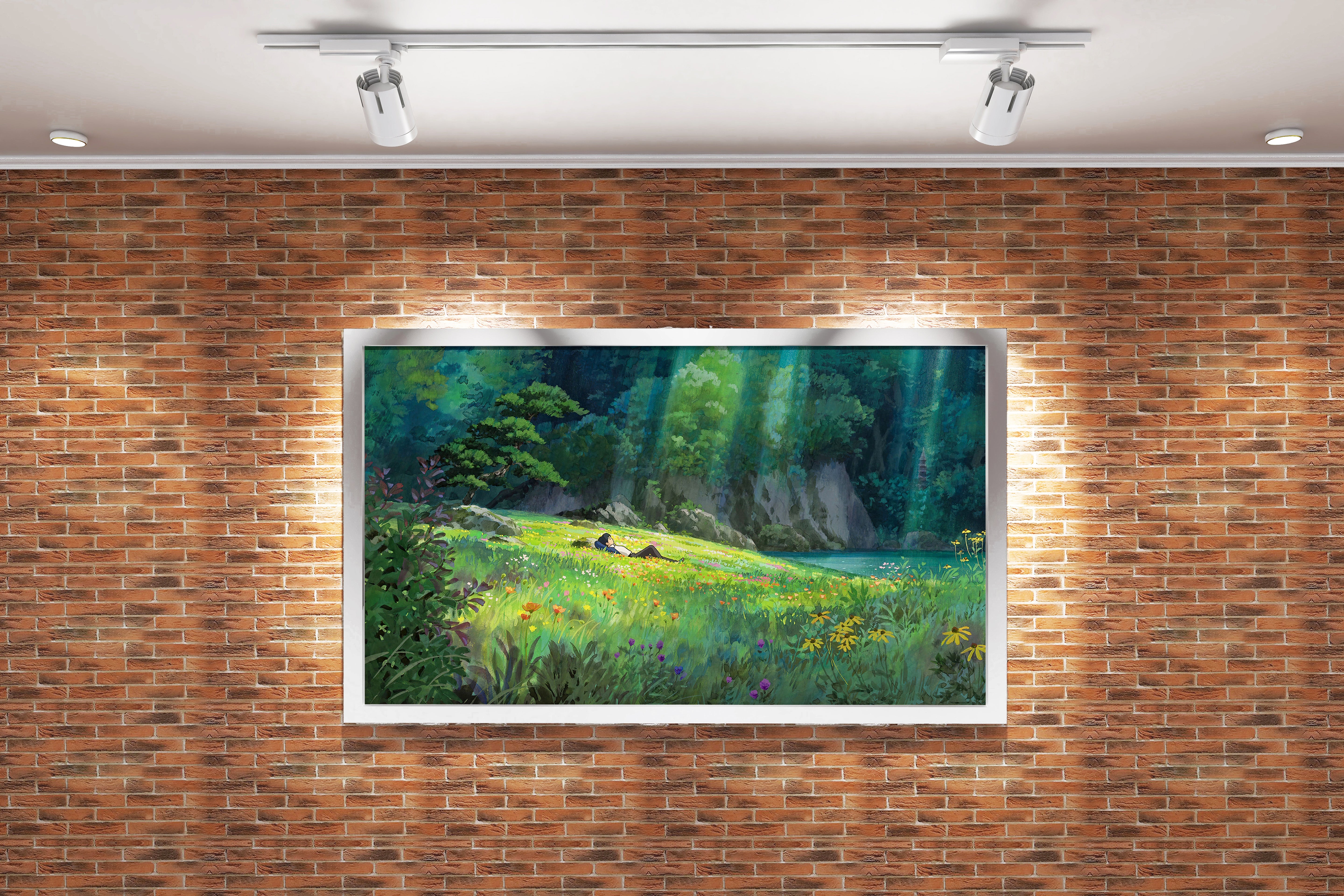 howls moving castle model 7, anime, studio ghibli theme, art, kanvas tablo