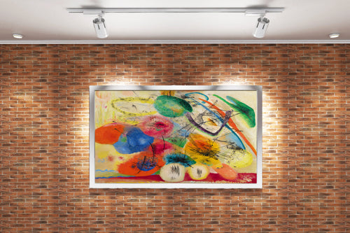 Wassily Kandinsky'nin Kozmik Başyapıtı Daire İçinde Daireler Bauhaus Soyut Kanvas Tablo