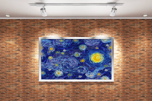 Van Gogh Yıldızlı Gece Sanatsal Dokunuş Kanvas Tablo