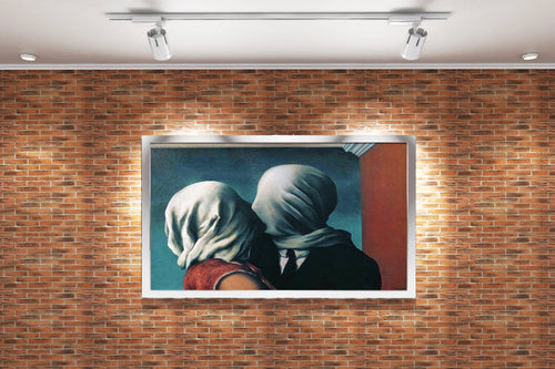 René Magritte "Aşıklar" | Sürrealist Akımın Sembolik Eseri Kanvas Tablo