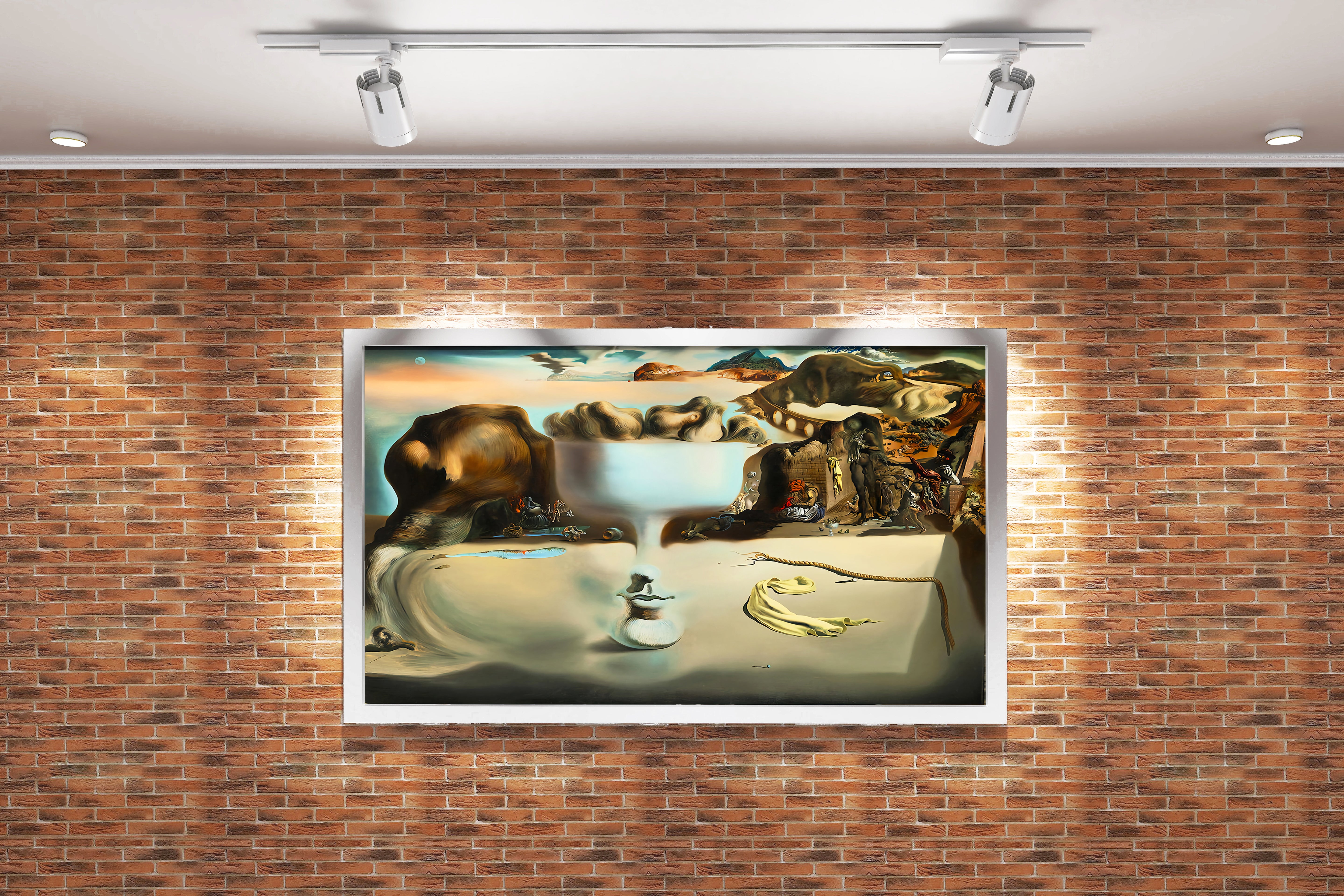 Salvador Dalí Görsel İllüzyon Çift Görüntü Kompozisyon Kanvas Tablo