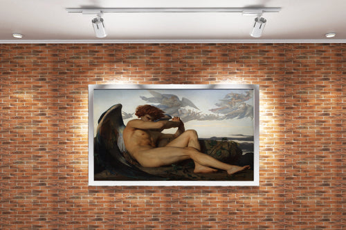 Alexandre Cabanel'in Dramatik Başyapıtı Düşmüş Melek (Fallen Angel) Akademik Sanat Kanvas Tablo