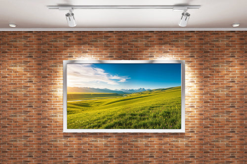 nature and countryside views in daylight, view, art, kanvas tablo