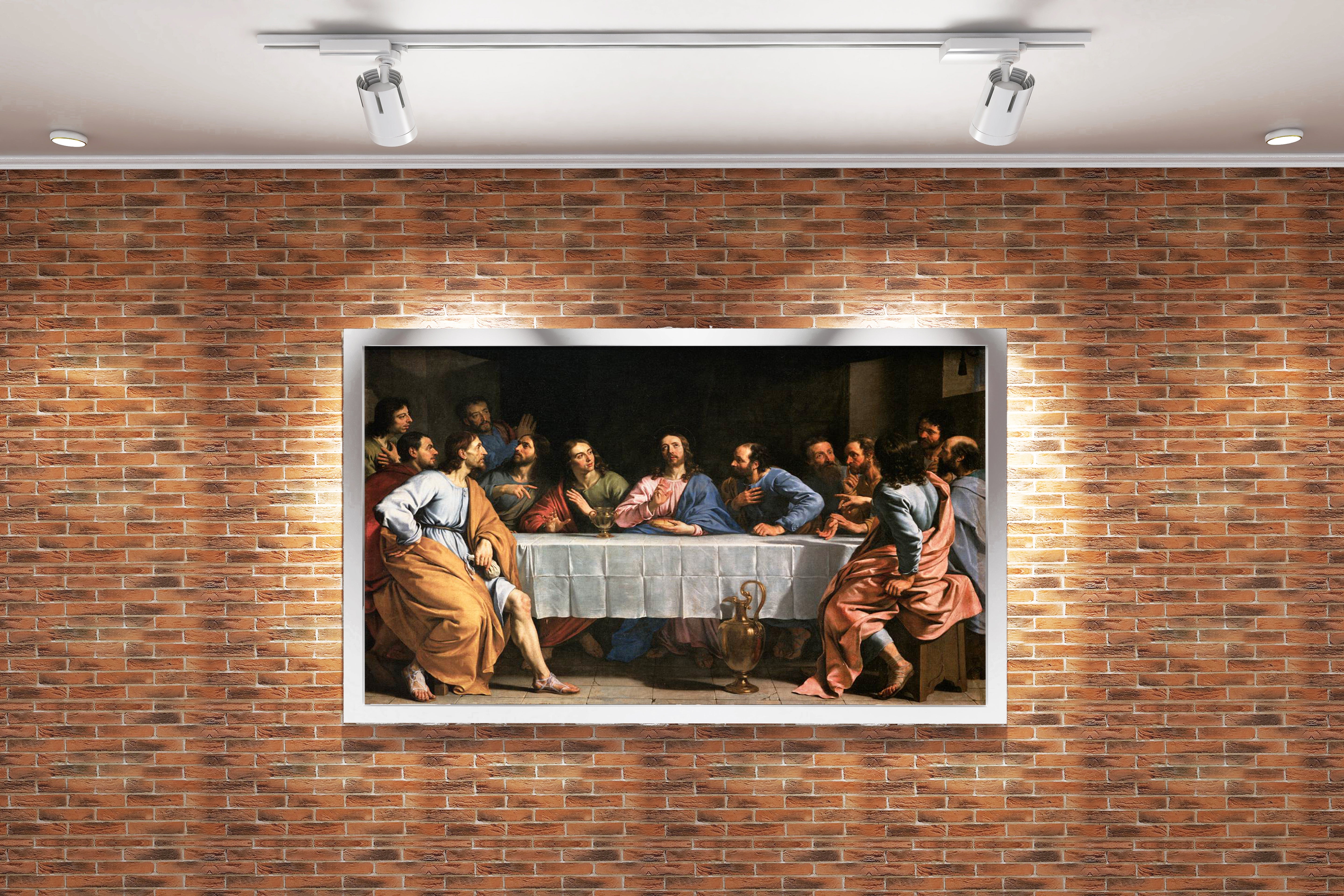 Philippe de Champaigne'in Klasik Başyapıtı Son Akşam Yemeği Barok Sanatı Kanvas Tablo