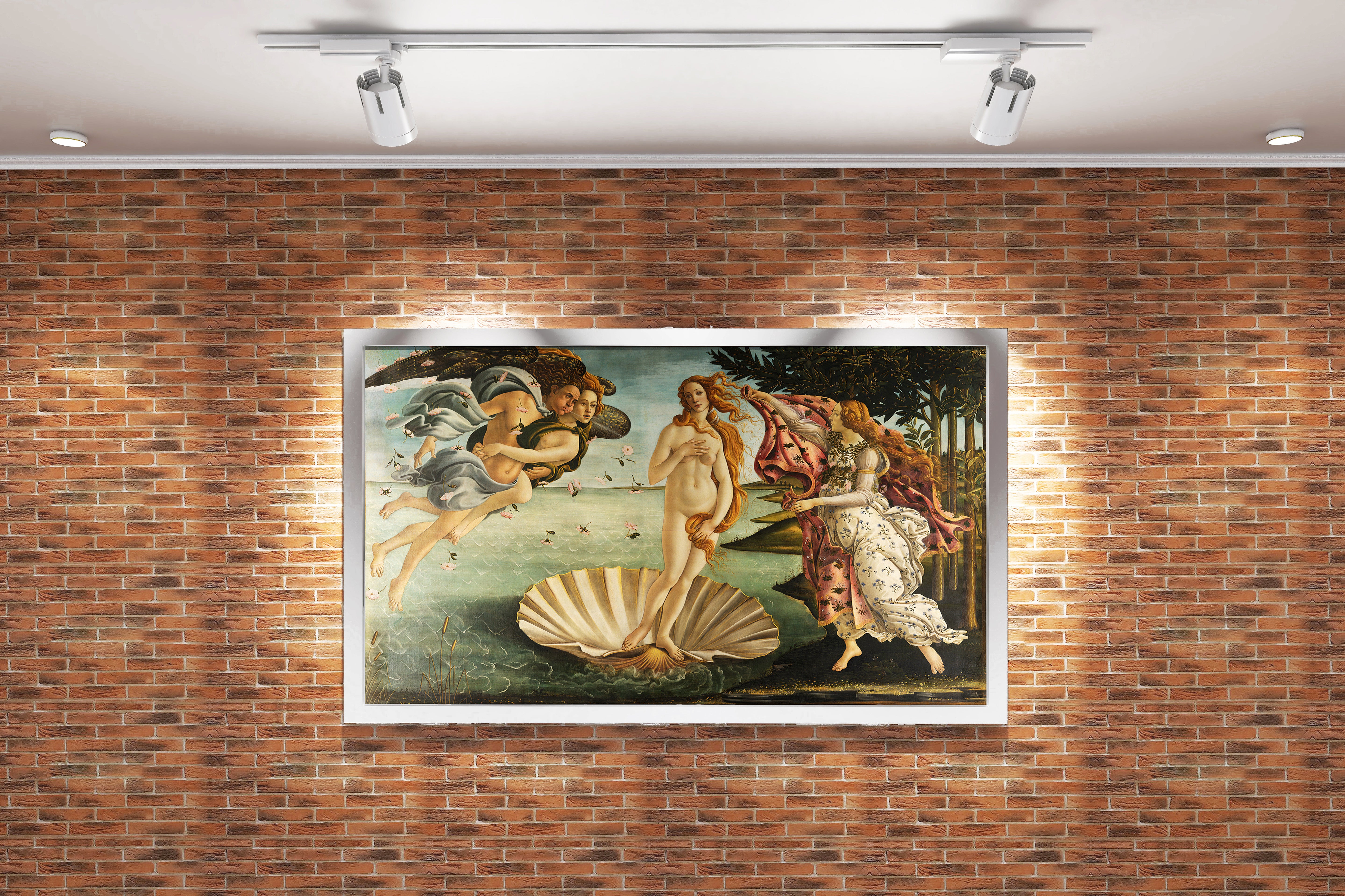 Sandro Botticelli'nin İkonik Başyapıtı Venüs'ün Doğuşu Rönesans Kanvas Tablo