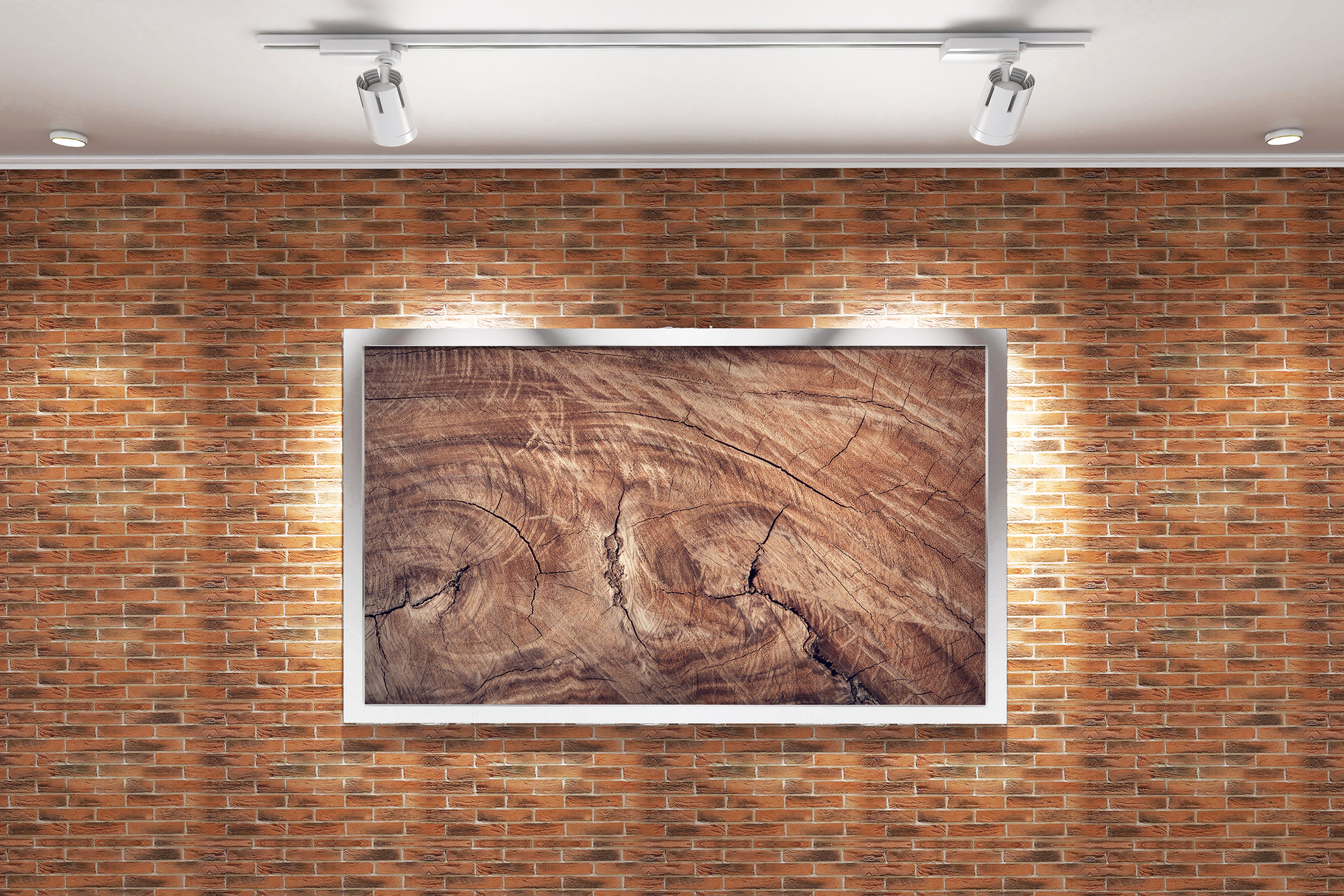 a close-up texture shot of a cracked, weathered tree stump with wood grain, art, kanvas tablo