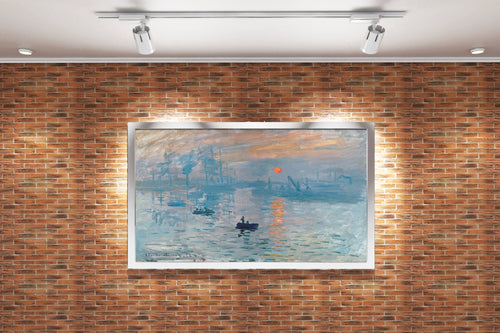 Claude Monet'nin Empresyonizme Adını Veren Başyapıtı İzlenim: Gün Doğumu Kanvas Tablo
