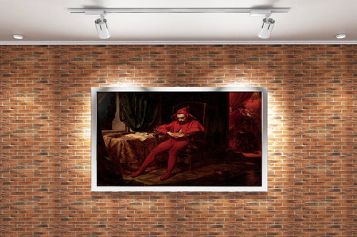 Jan Matejko'nun Felsefi Başyapıtı Saray Soytarısı Stańczyk Polonya Tarihi Kanvas Tablo