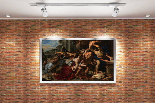 Peter Paul Rubens'in Sarsıcı Başyapıtı Masumların Katliamı Barok Kanvas Tablo