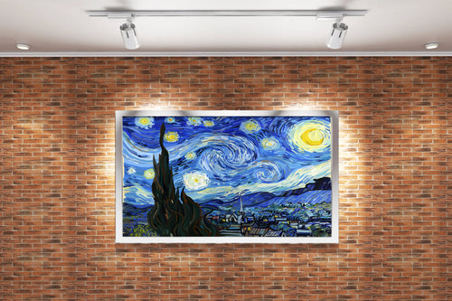 Vincent Van Gogh Yıldızlı Gece Efsanevi Sanat Kanvas Tablo