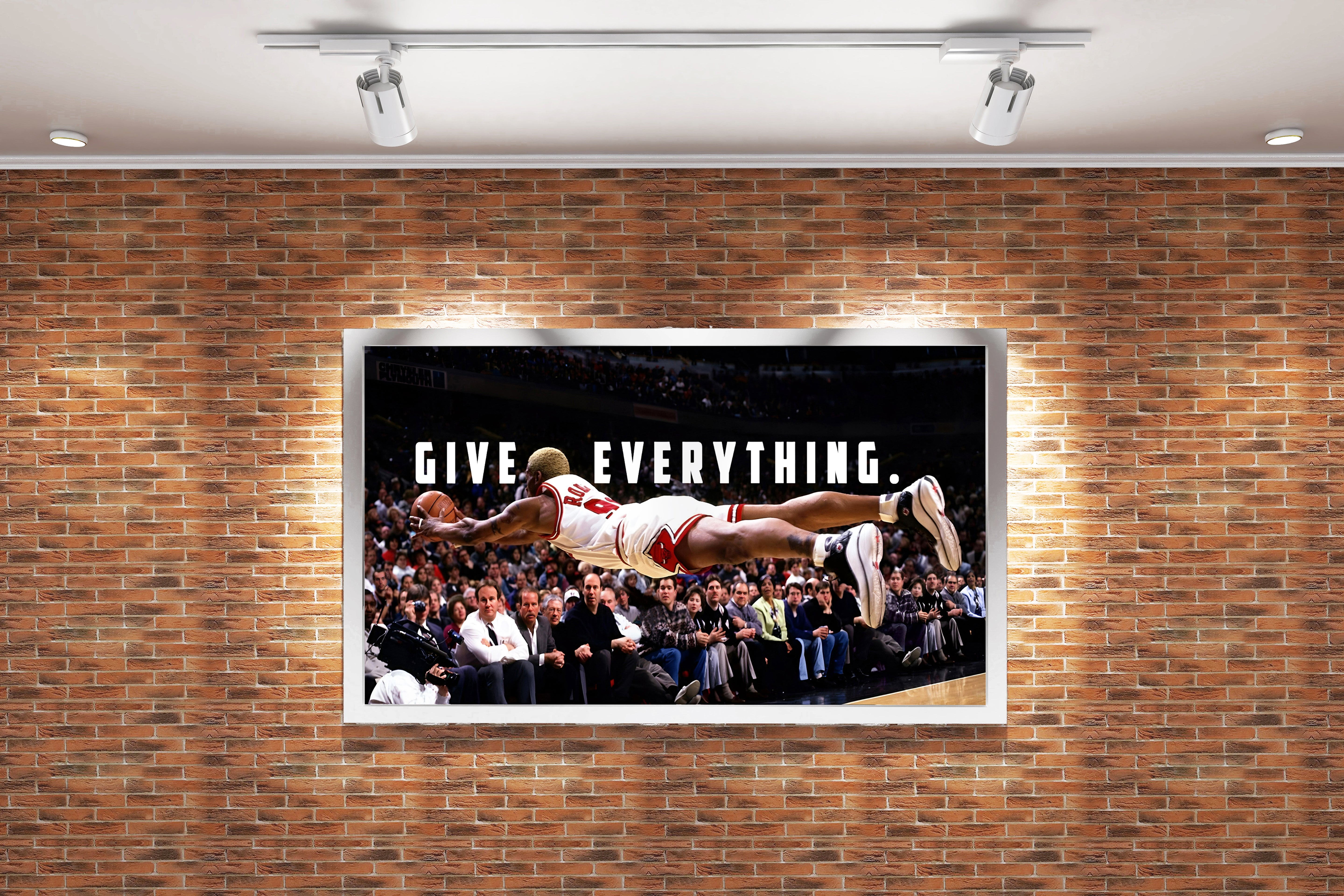 give everything, dennis rodman, sport, kanvas tablo
