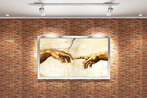 Michelangelo "Adem'in Yaratılışı" | Rönesans'ın İkonik Eseri Kanvas Tablo