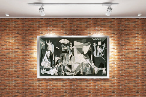 Pablo Picasso'nun Savaş Karşıtı Başyapıtı Guernica Kübist Kanvas Tablo