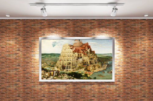 Pieter Bruegel'in Anıtsal Başyapıtı Babil Kulesi Kuzey Rönesansı Kanvas Tablo
