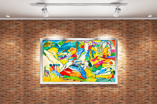 Wassily Kandinsky Tufan (The Flood) Dışavurumcu Soyut Sanat Kanvas Tablo