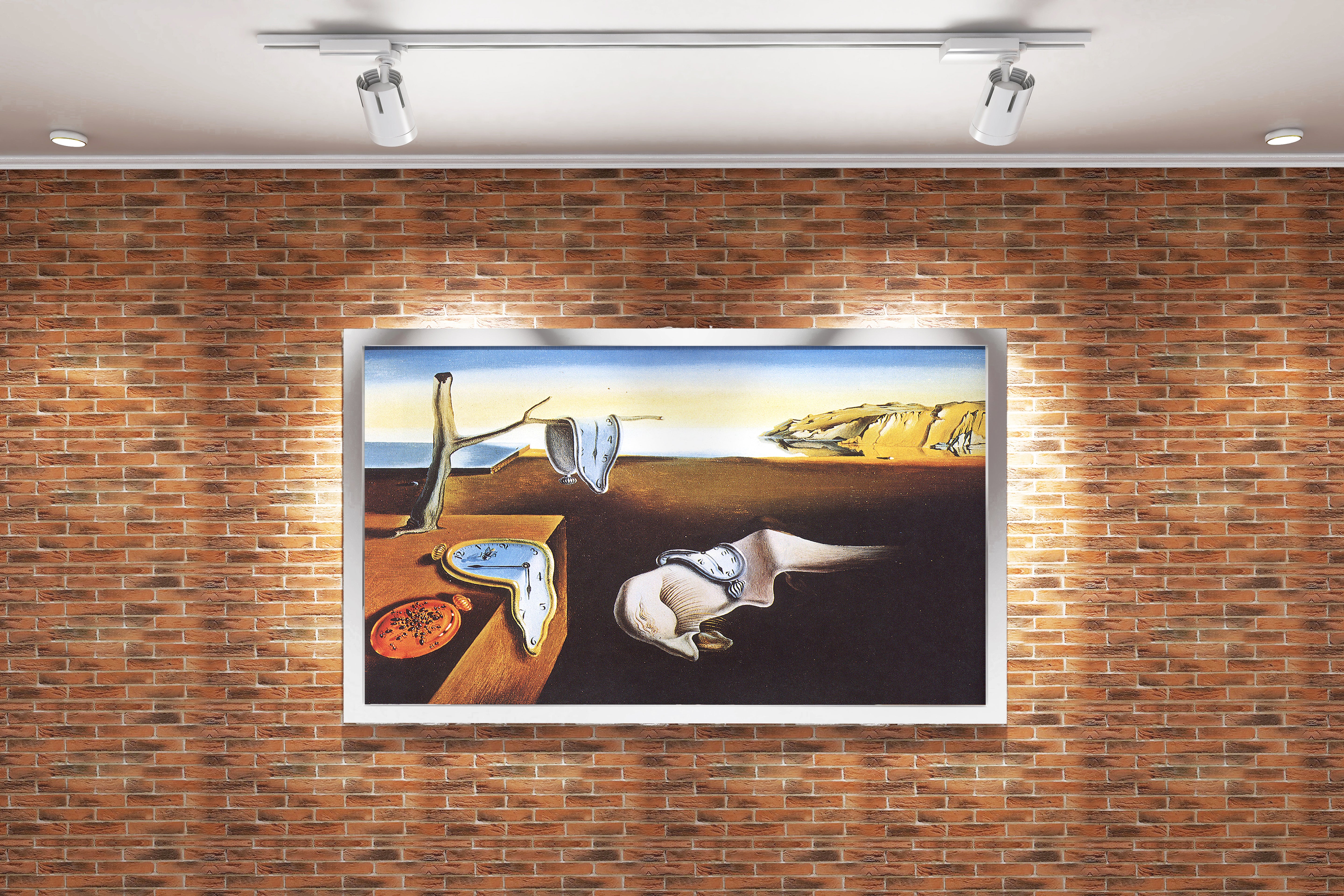 Salvador Dalí Eriyen Saatler (Belleğin Azmi) Sürrealist Kanvas Tablo