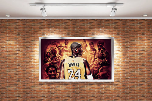 mamba mentality 2, kobe bryant, sport, kanvas tablo