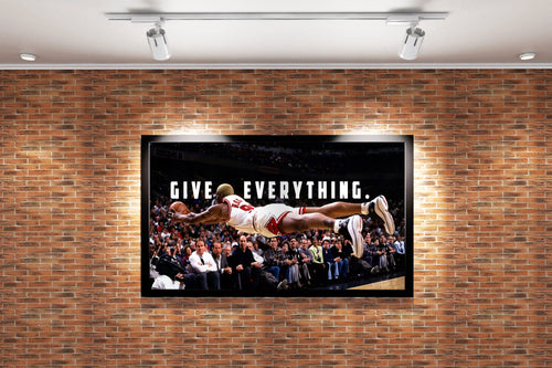give everything, dennis rodman, sport, kanvas tablo