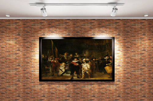 Rembrandt'ın Anıtsal Başyapıtı Gece Devriyesi (The Night Watch) Hollanda Altın Çağı Kanvas Tablo
