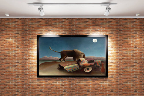 Henri Rousseau Uyuyan Çingene Naif Sanat Kanvas Tablo