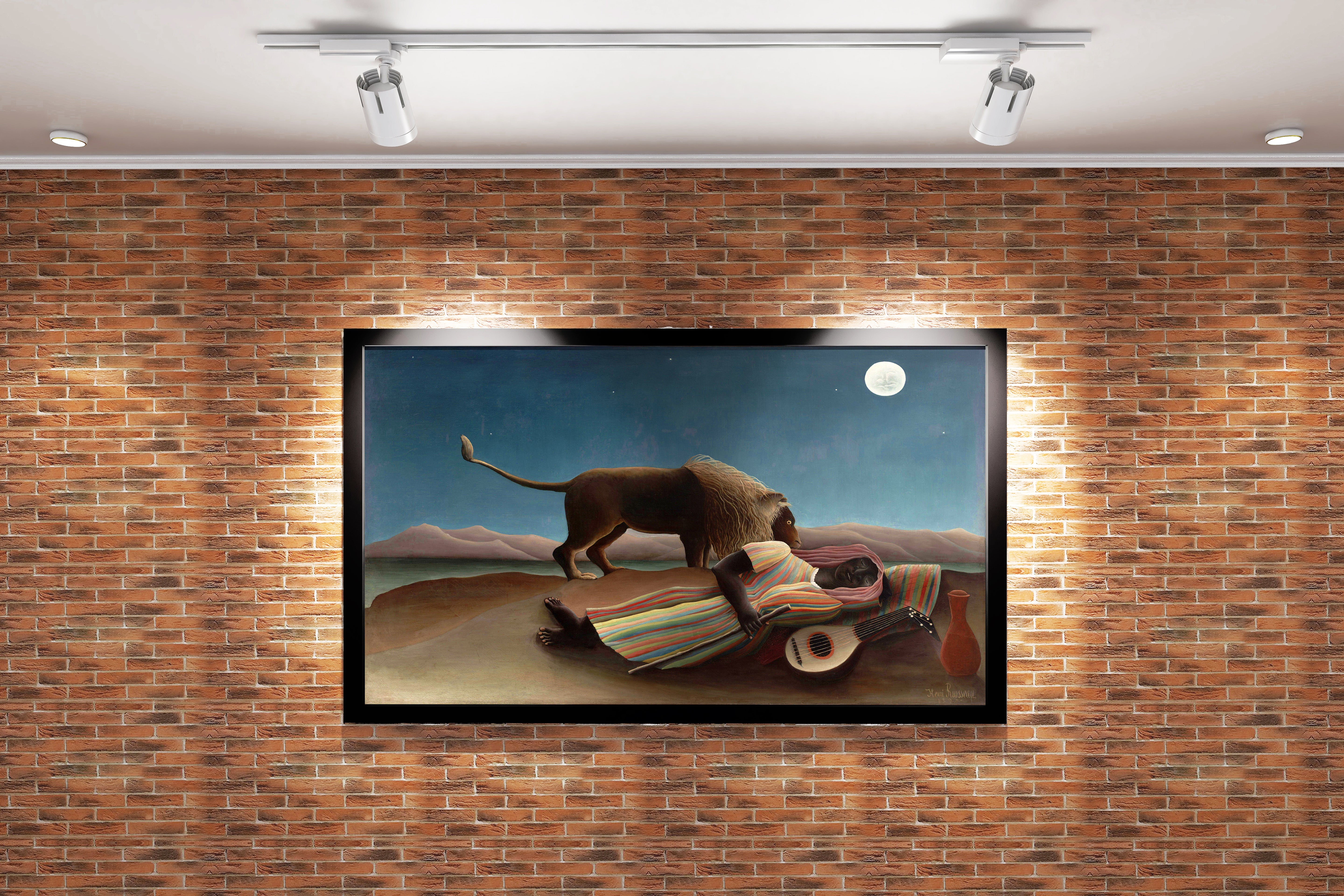 Henri Rousseau Uyuyan Çingene Naif Sanat Kanvas Tablo