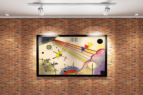 Wassily Kandinsky Ağır Kırmızı (Schweres Rot) Bauhaus Dönemi Kanvas Tablo