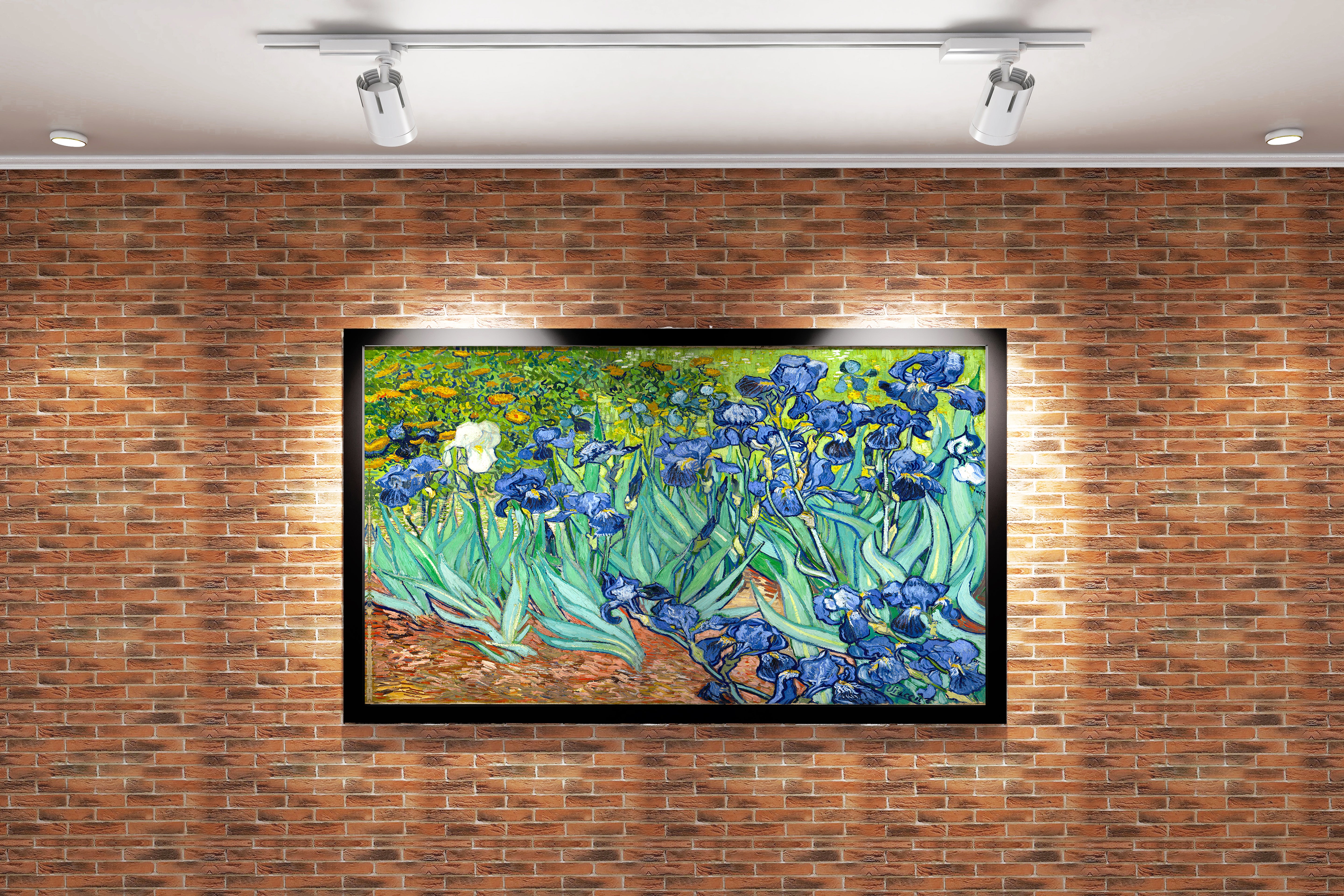 Vincent Van Gogh Süsenler Tablosu | Post-Empresyonist Sanat Eseri Kanvas Tablo