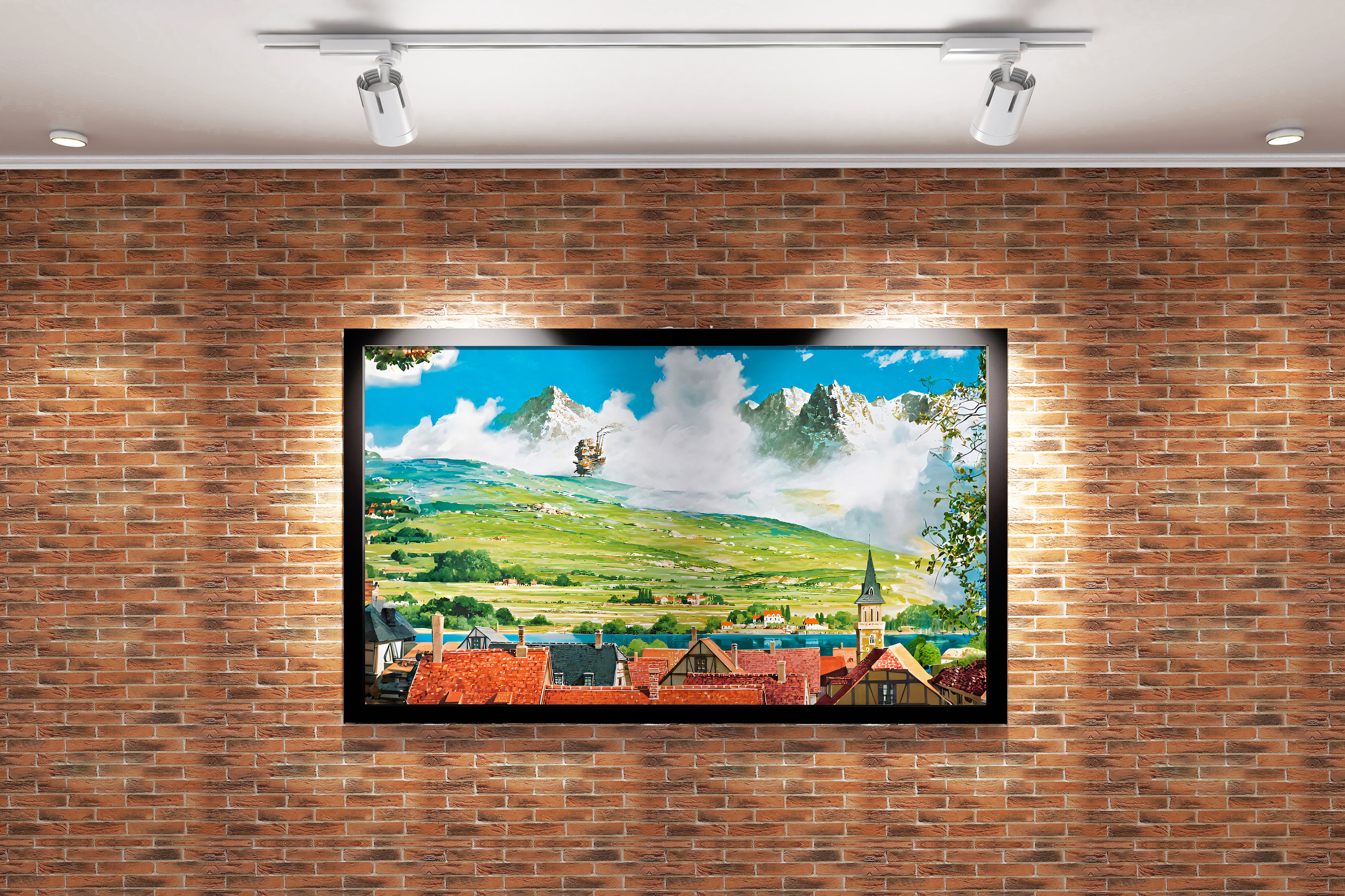 howls moving castle model 1, anime, studio ghibli theme, art, kanvas tablo