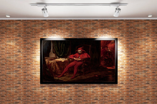 Jan Matejko'nun Felsefi Başyapıtı Saray Soytarısı Stańczyk Polonya Tarihi Kanvas Tablo