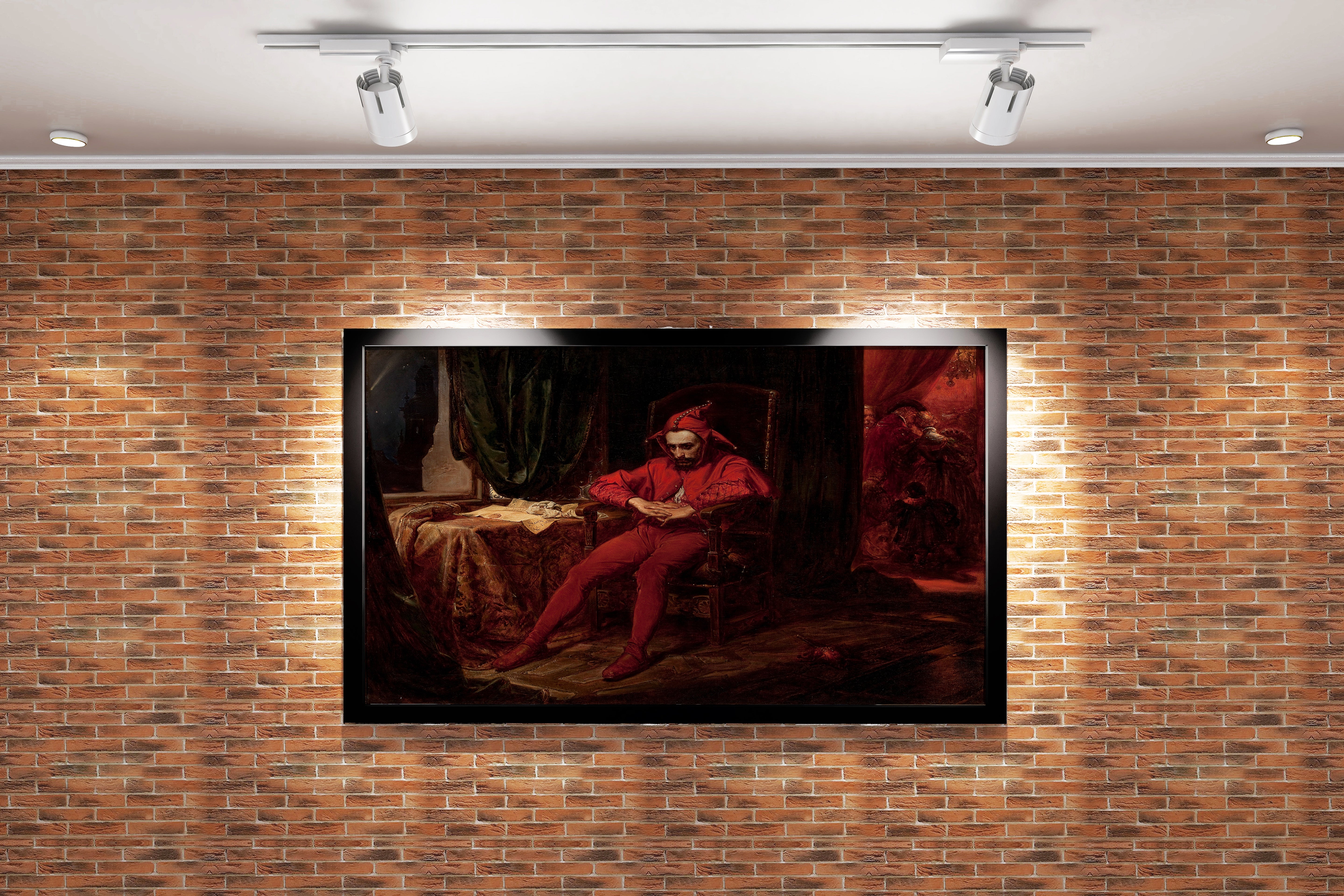 Jan Matejko'nun Felsefi Başyapıtı Saray Soytarısı Stańczyk Polonya Tarihi Kanvas Tablo