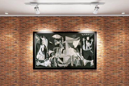 Pablo Picasso'nun Savaş Karşıtı Başyapıtı Guernica Kübist Kanvas Tablo