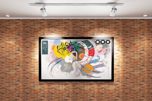 Wassily Kandinsky Composition VIII Bauhaus Dönemi Geometrik Soyut Kanvas Tablo