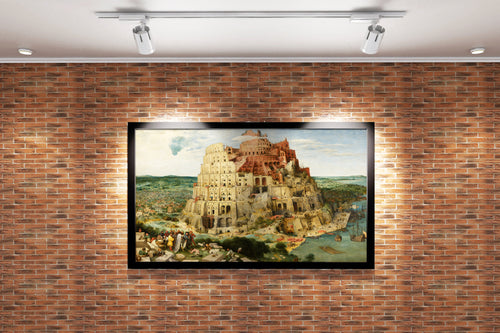 Pieter Bruegel'in Anıtsal Başyapıtı Babil Kulesi Kuzey Rönesansı Kanvas Tablo