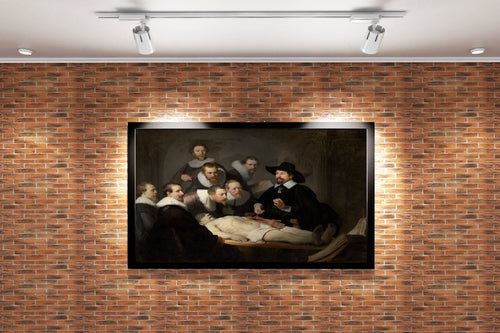 Rembrandt'ın Başyapıtı Doktor Tulp'un Anatomi Dersi Barok Sanatı Kanvas Tablo