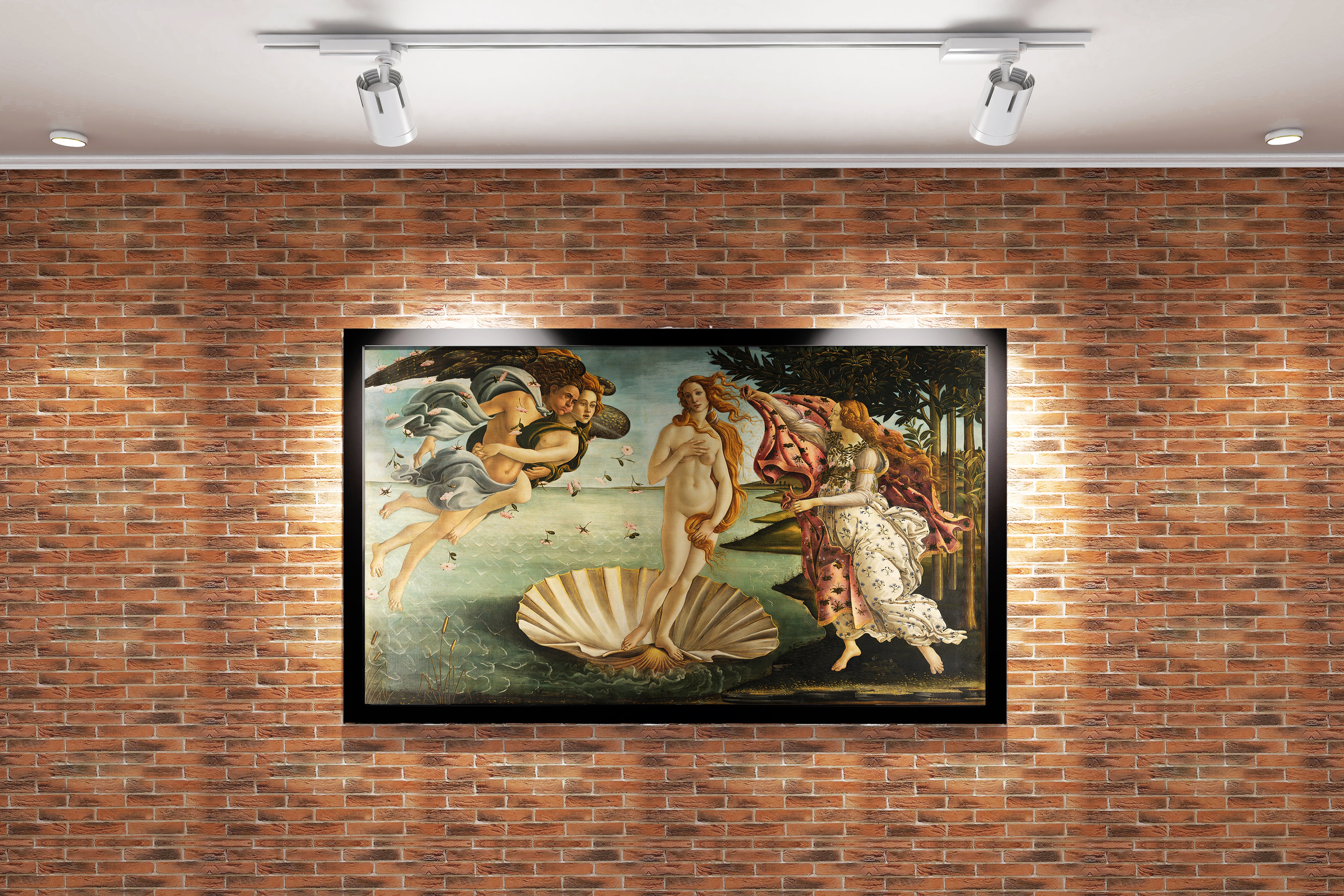 Sandro Botticelli'nin İkonik Başyapıtı Venüs'ün Doğuşu Rönesans Kanvas Tablo