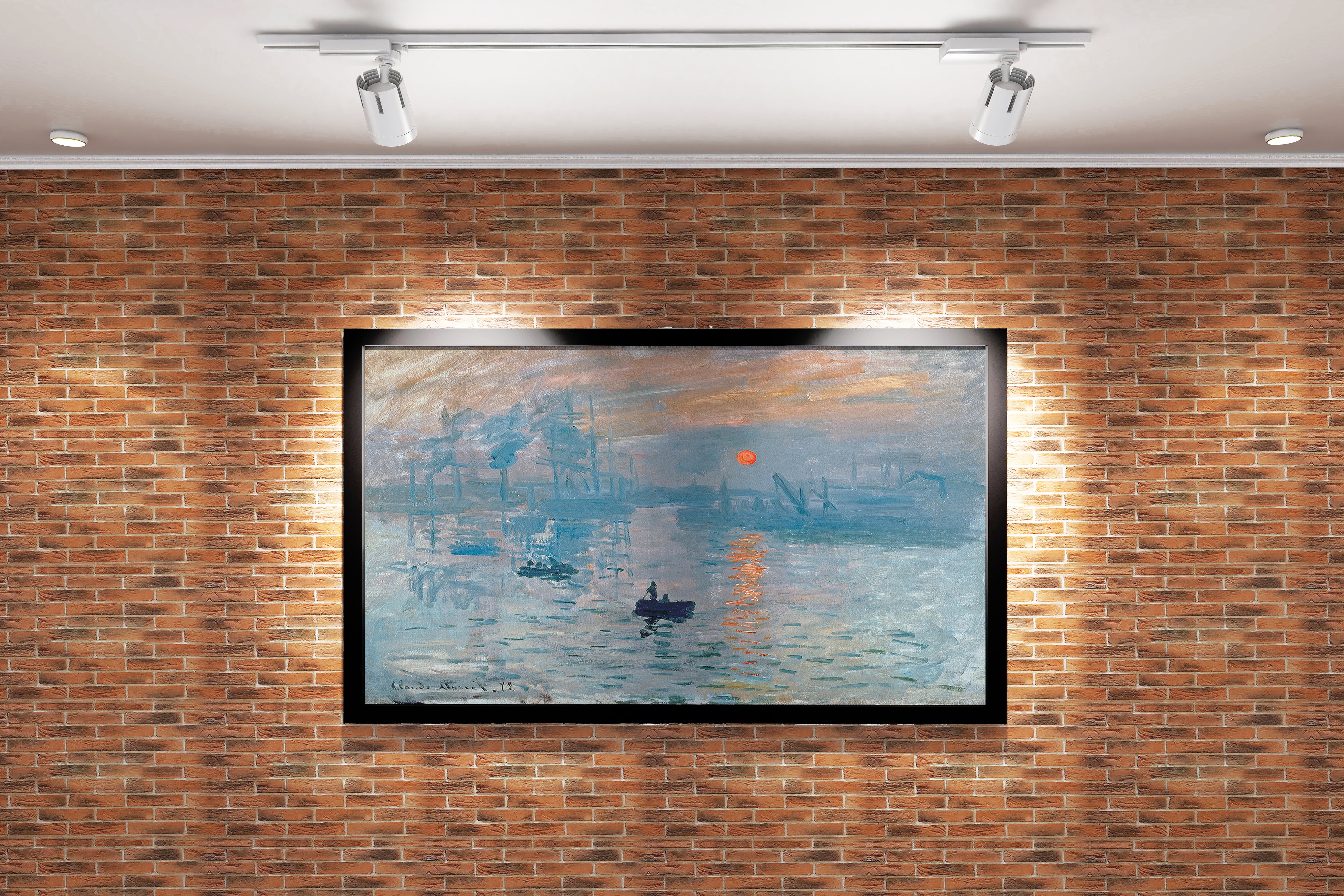 Claude Monet'nin Empresyonizme Adını Veren Başyapıtı İzlenim: Gün Doğumu Kanvas Tablo
