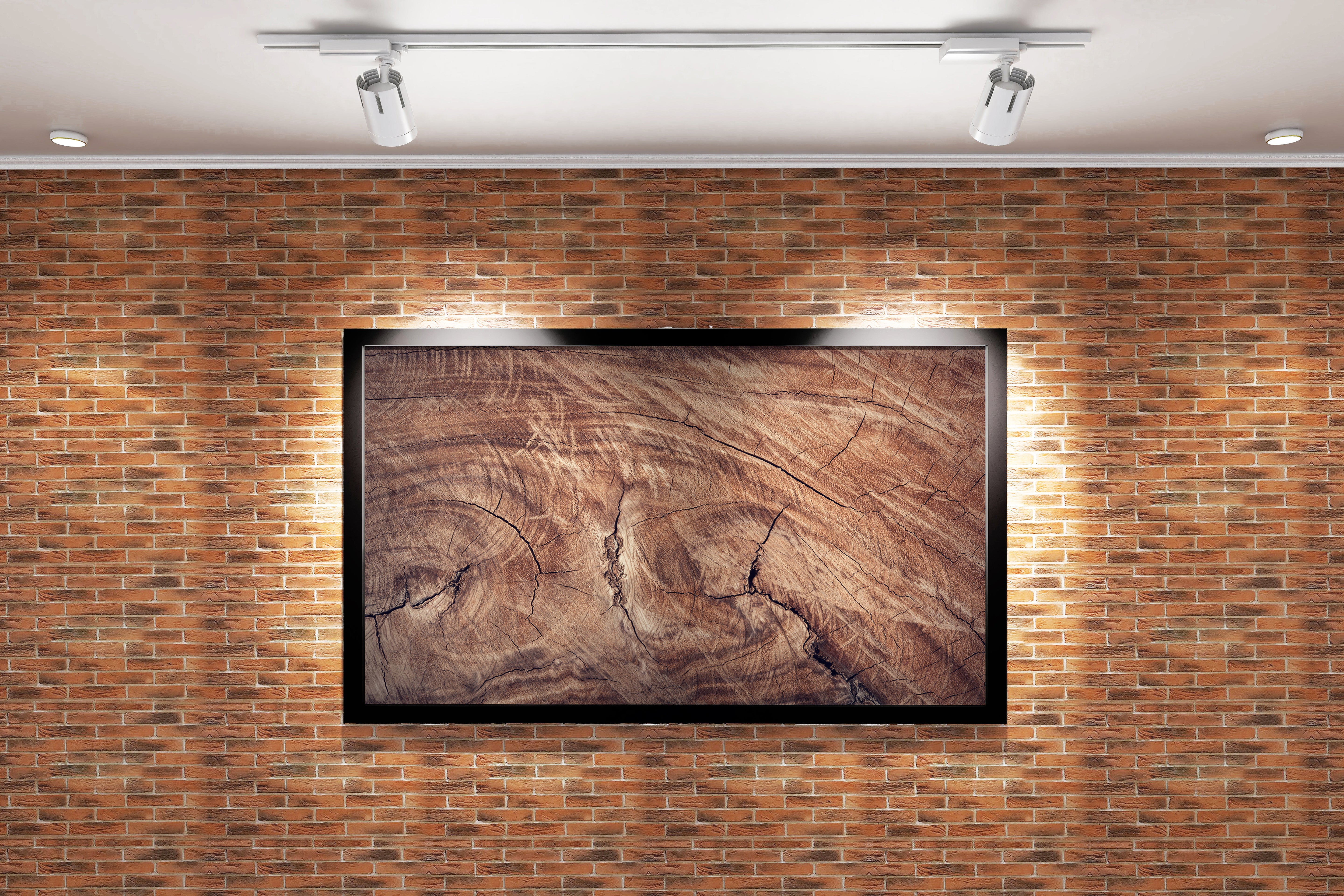 a close-up texture shot of a cracked, weathered tree stump with wood grain, art, kanvas tablo