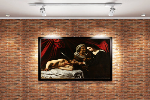 Artemisia Gentileschi'nin Sarsıcı Başyapıtı Judith, Holofernes'in Başını Keserken Barok Kanvas Tablo