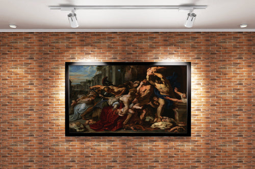 Peter Paul Rubens'in Sarsıcı Başyapıtı Masumların Katliamı Barok Kanvas Tablo