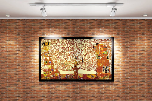 Gustav Klimt Hayat Ağacı Altın Dönem Art Nouveau Kanvas Tablo