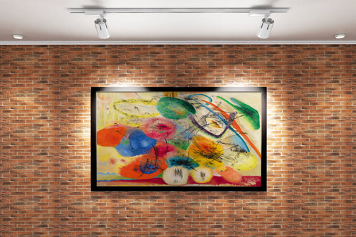 Wassily Kandinsky'nin Kozmik Başyapıtı Daire İçinde Daireler Bauhaus Soyut Kanvas Tablo