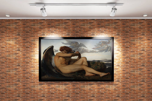 Alexandre Cabanel'in Dramatik Başyapıtı Düşmüş Melek (Fallen Angel) Akademik Sanat Kanvas Tablo
