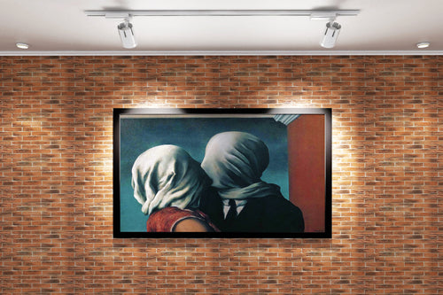 René Magritte "Aşıklar" | Sürrealist Akımın Sembolik Eseri Kanvas Tablo