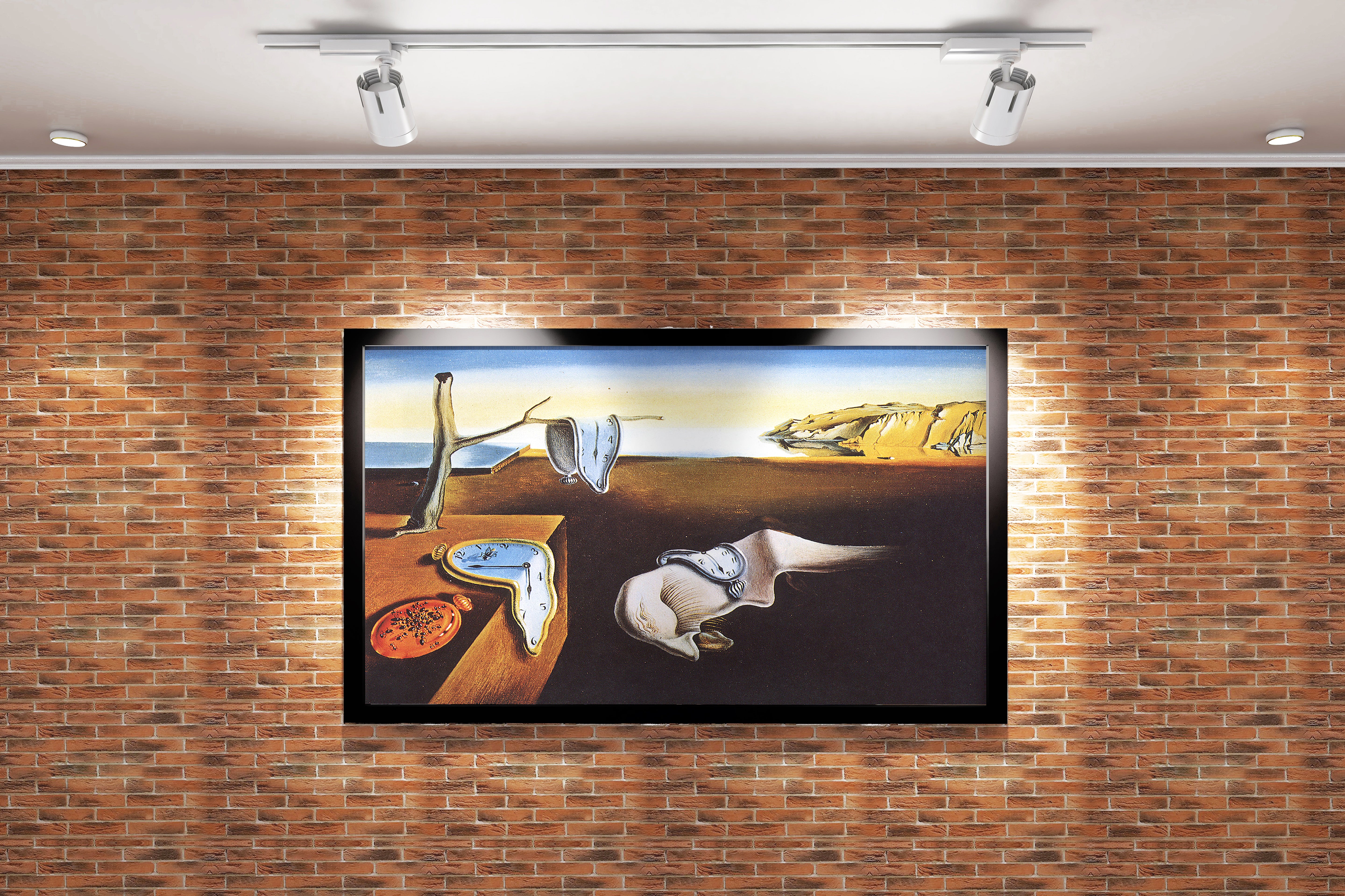 Salvador Dalí Eriyen Saatler (Belleğin Azmi) Sürrealist Kanvas Tablo