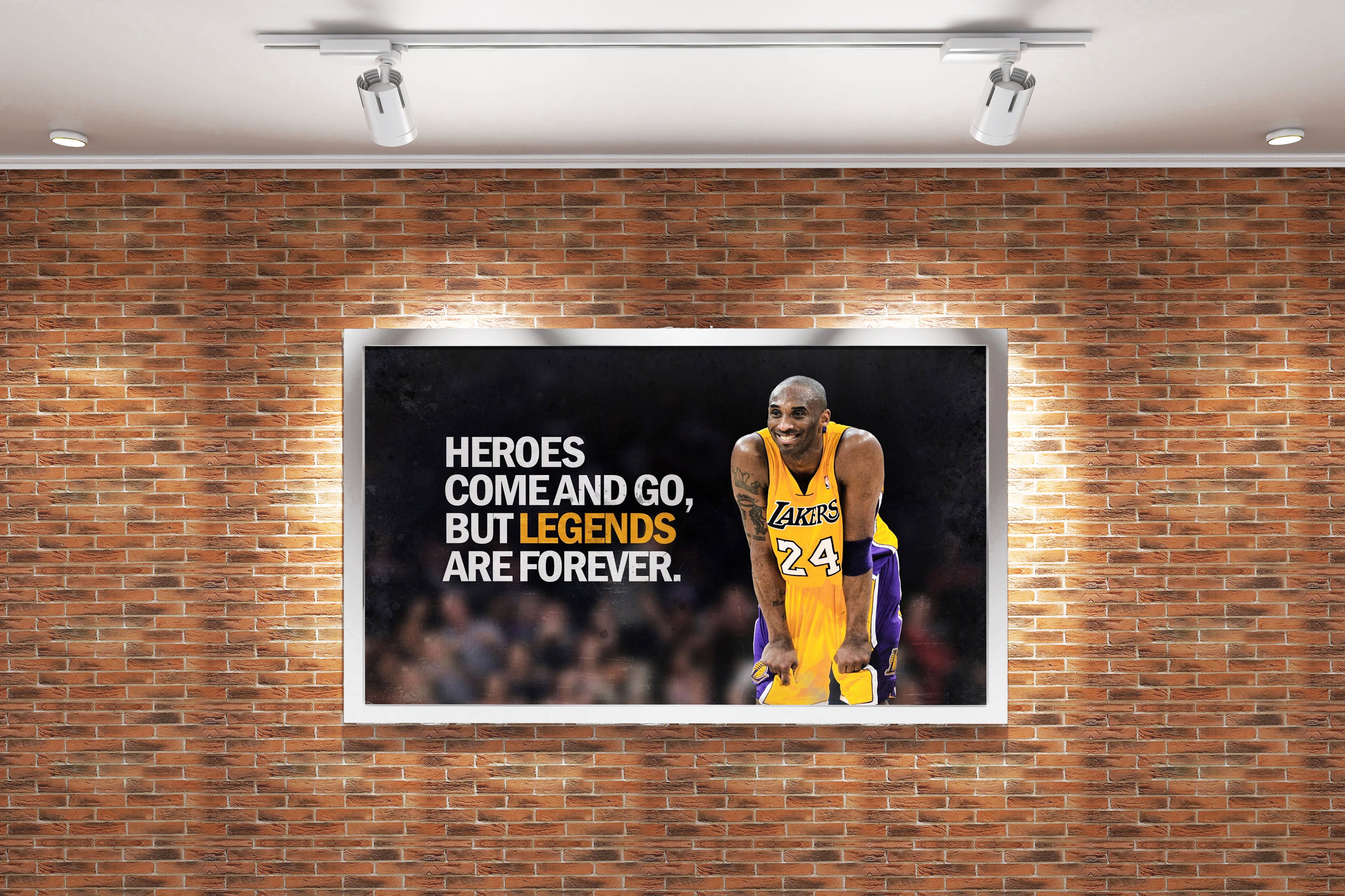 heroes come, kobe bryant, sport, kanvas tablo