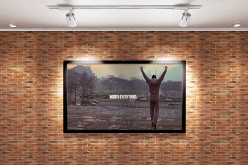Muhammad Ali, worth everything, quote, art, kanvas tablo
