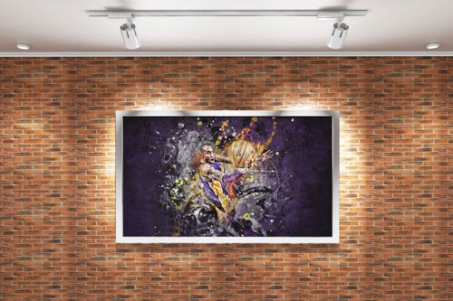 head model 2, kobe bryant, sport, kanvas tablo