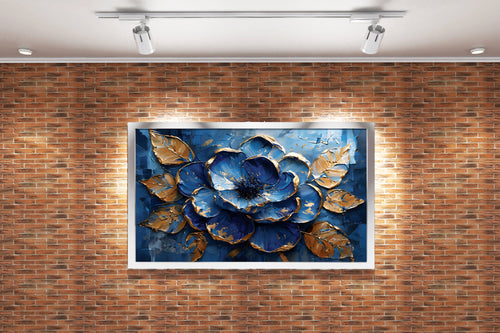 flower motif, pessimistic colors, art, kanvas tablo